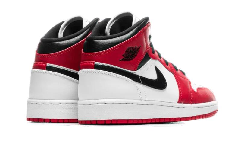 Air Jordan 1 Mid Chicago White - Taille : 40 EU 3/4