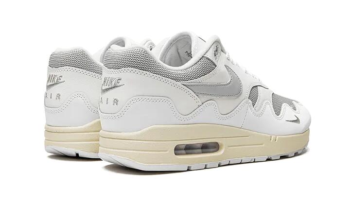 Air Max 1 Patta White Grey 3/4
