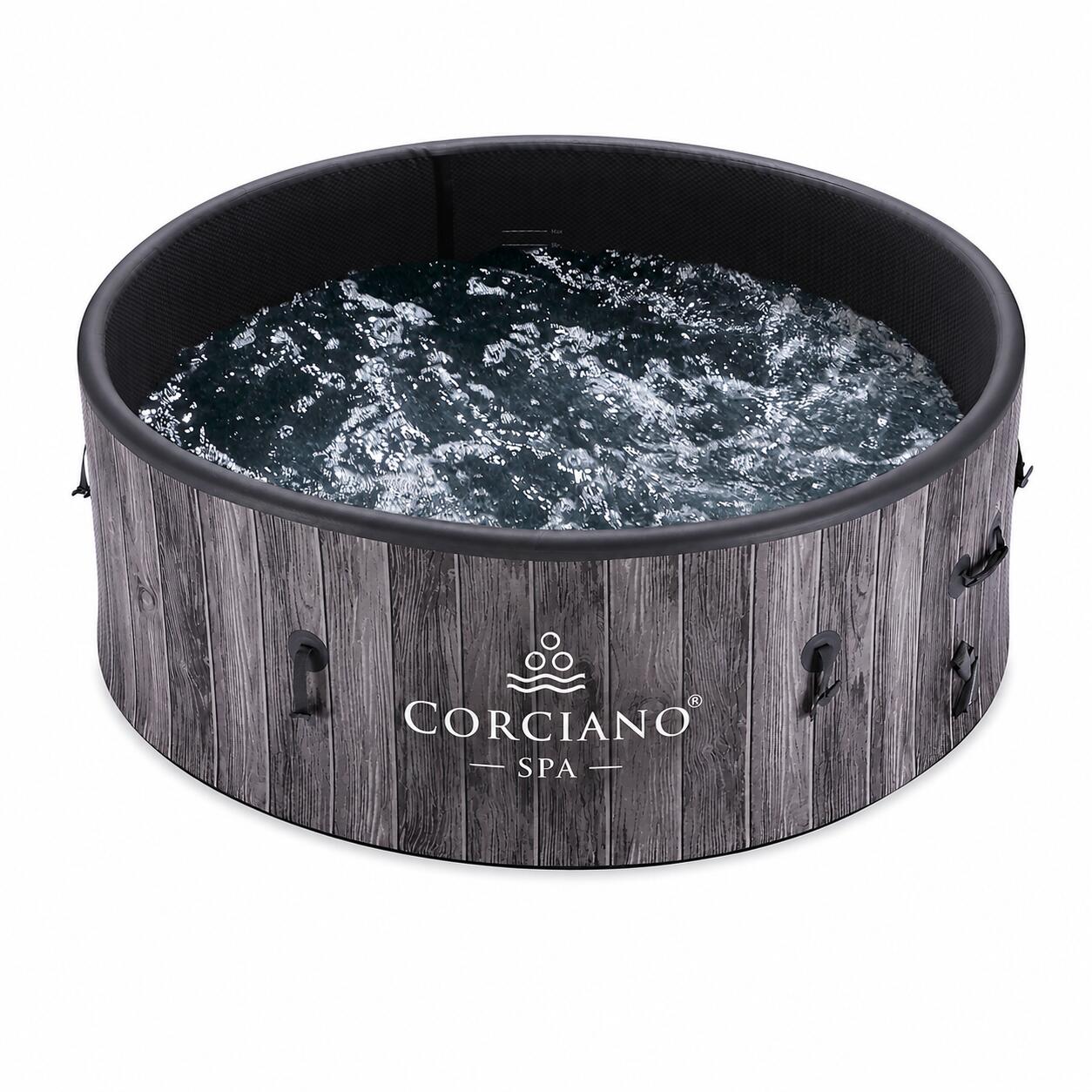 Dmuchane SPA Ogrodowe Hydromasaż Corciano 4-osobowe Okrągłe 180 cm Basen 3/7