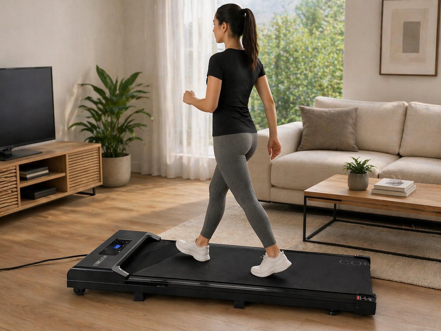 Bieżnia Elektryczna C1 Corciano Pad 6km/h domowa pod łóżko Eliton 6/7
