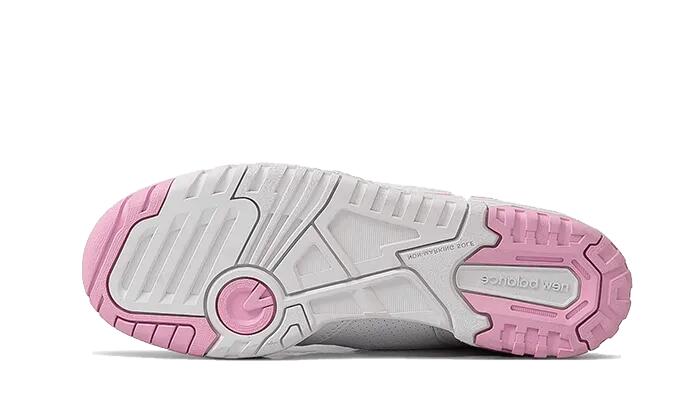 Schoenen - Basketball - Unisex - 550 - laag, suède en mesh - wit/roze 3/3