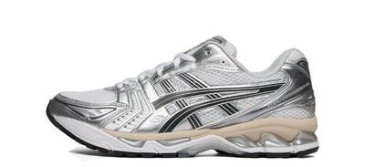 Schoenen - hardlopen - gel-kayano 14 - wit/grafietgrijs