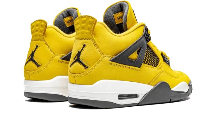Air Jordan 4 Retro Tour Yellow (Lightning) (GS) 3/4