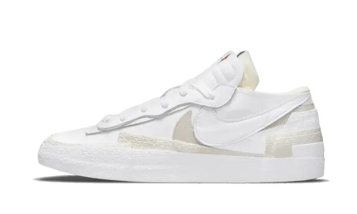 Blazer Low Sacai White Patent - Taille : 37.5 EU - 48h 1/3
