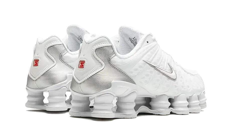 Shox TL White Metallic Silver Max Orange - Taille : 45 EU 3/7
