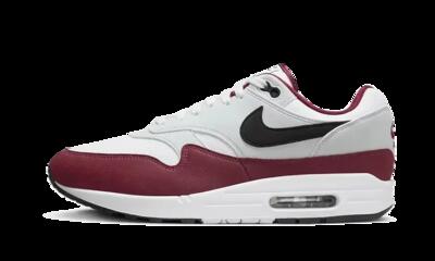 Schoenen - air max 1 - airdempend - wit/zwart/donker team rood
