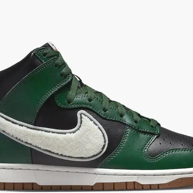 Lifestyle - Shoes - High-top chenille - Black/Green