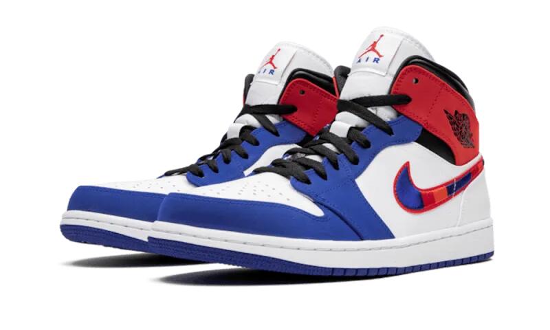 Air Jordan 1 Mid Multicolor Swoosh - Taille : 45 EU 2/4