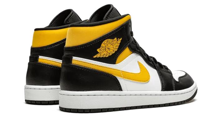 Air Jordan 1 Mid White Pollen Black - Taille : 40 EU 3/4