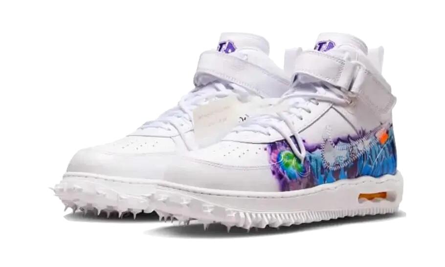 Nike Air Force 1 Mid Off-White Graffiti White 2/4