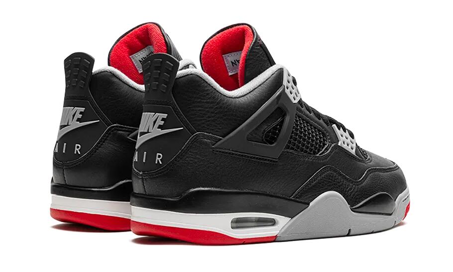 Air Jordan 4 Retro Bred Reimagined (GS) 3/4