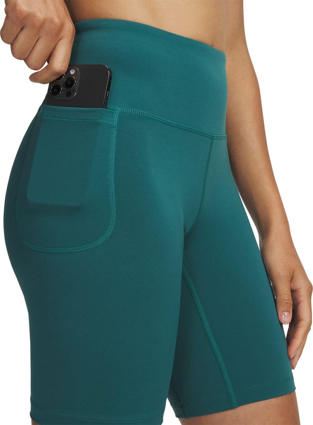 Under Armour Motion fietsbroek voor dames, groen 3/4