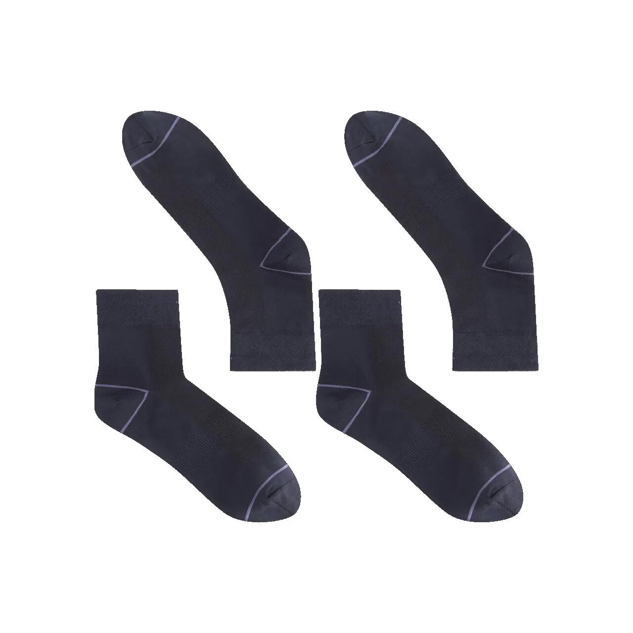 Pacote de 2 pares de meias CombiFeet pretas 4/4