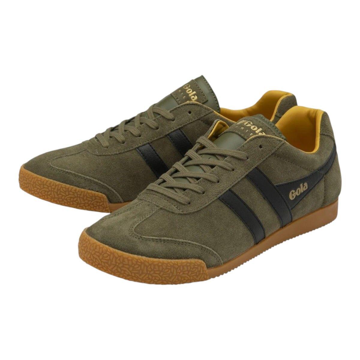 Baskets Homme Baskets Gola HARRIER SUEDE Vert Vert Gola 3/6