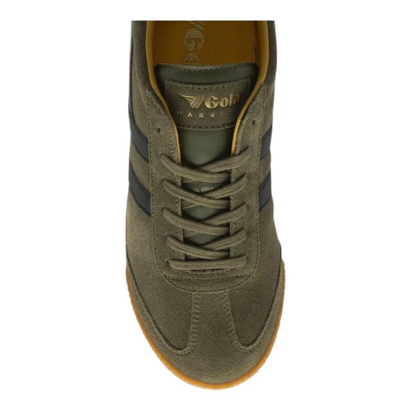 Baskets Homme Baskets Gola HARRIER SUEDE Vert Vert Gola