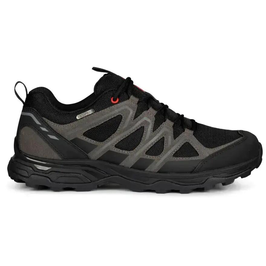 Trespass Carraig Men's Waterproof Walking Shoe Black/Grey