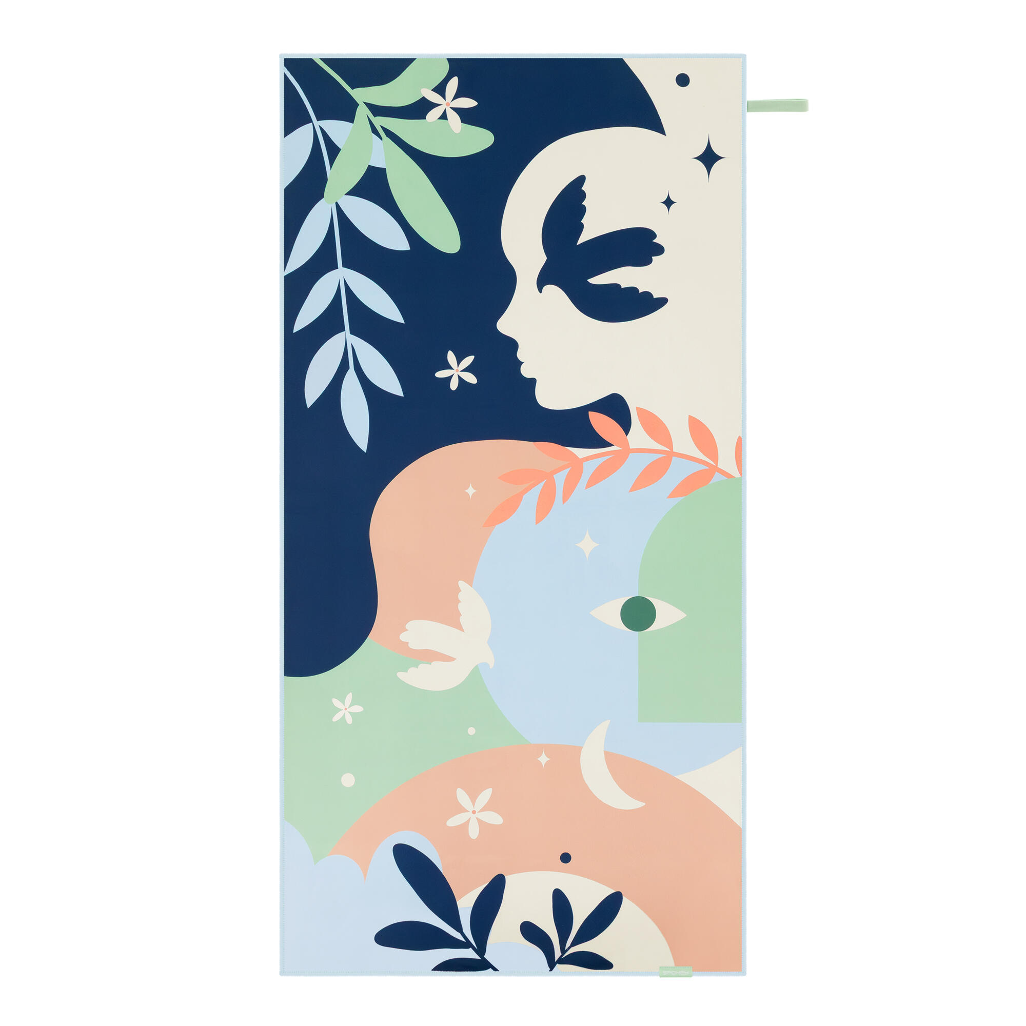 Ręcznik szybkoschnący z mikrofibry 120 x 60 cm Spokey Harmony Towel