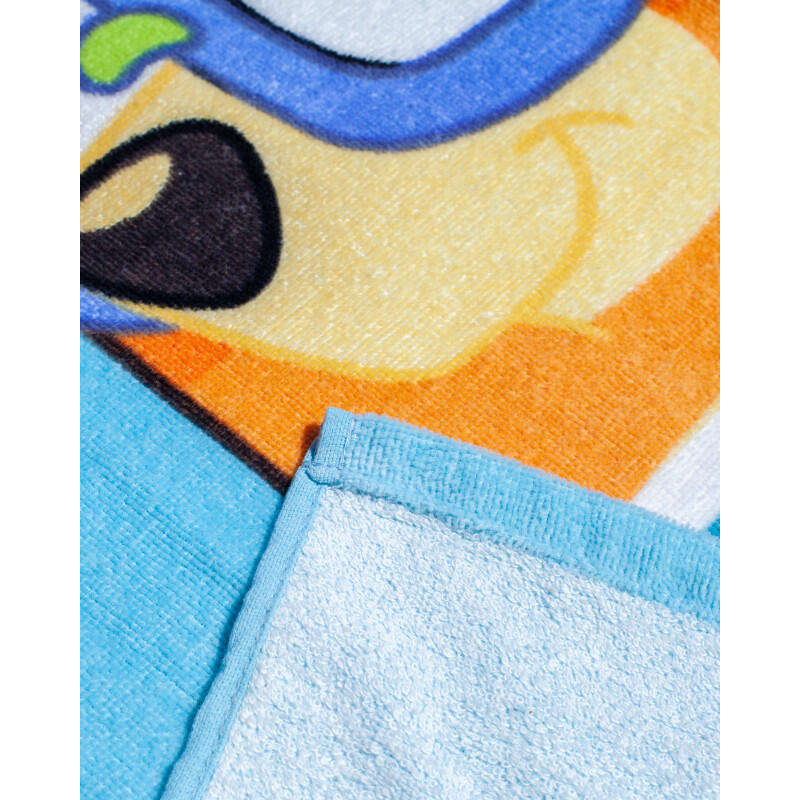TOALHA INFANTIL 70X140CM ALGODÃO AZUL 4/4
