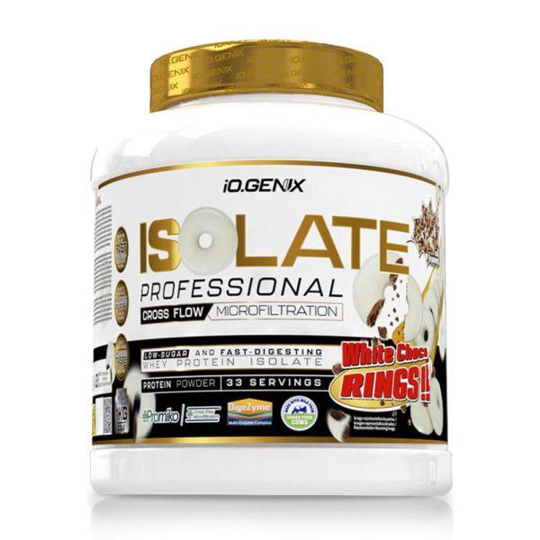 Isolate Professional - 1 kg białej czekolady z krążkami czekoladowymi IO.Genix