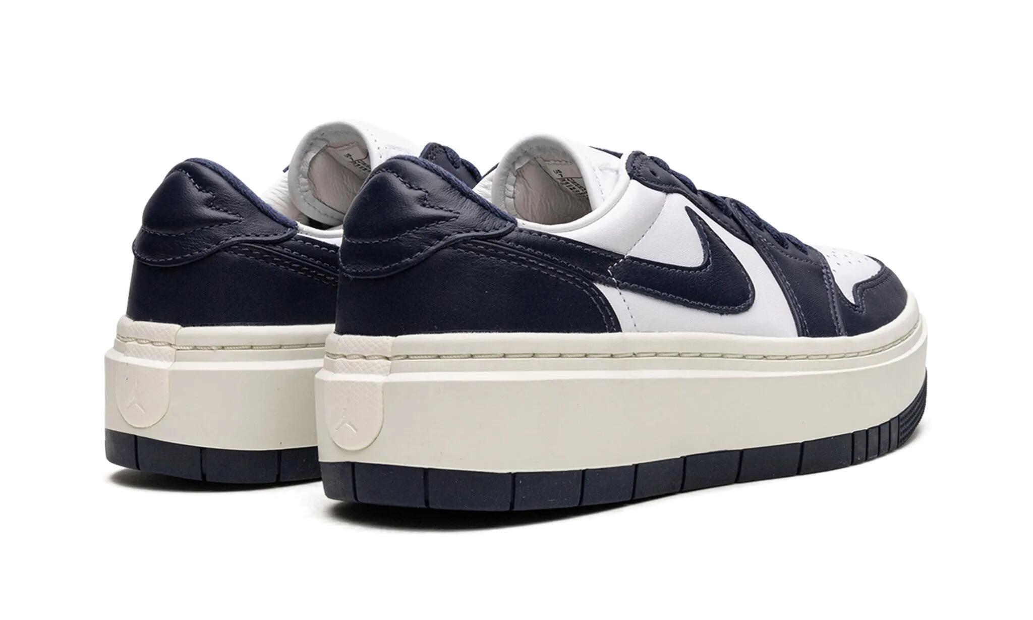 Air Jordan 1 Low Elevate White Midnight Navy Sail 4/4