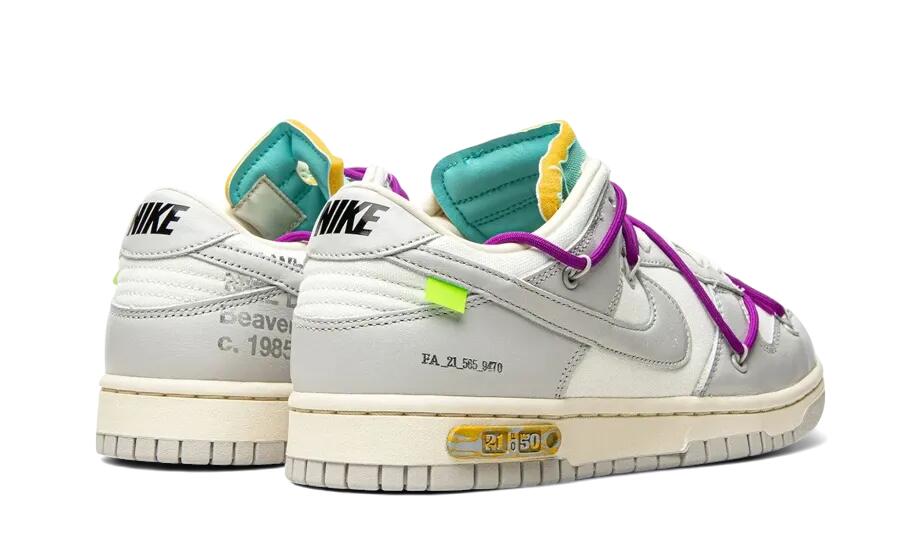 Dunk Low Off-White Lot 21 - Taille : 45 EU 3/4