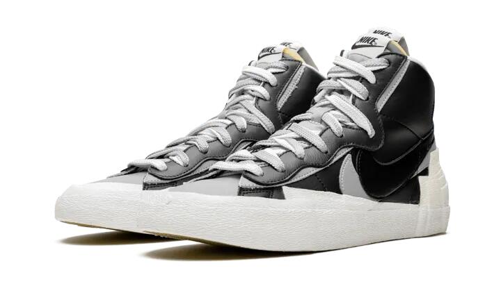 Blazer Mid Sacai Black Grey - Taille : 37.5 EU 2/4