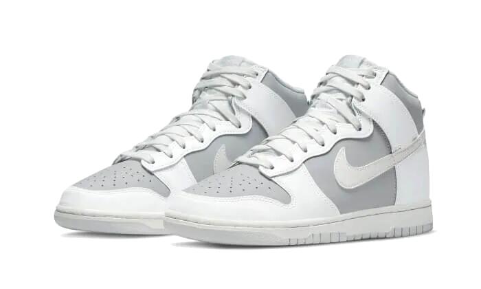 Dunk High Retro Grey White - Taille : 40 EU 2/3