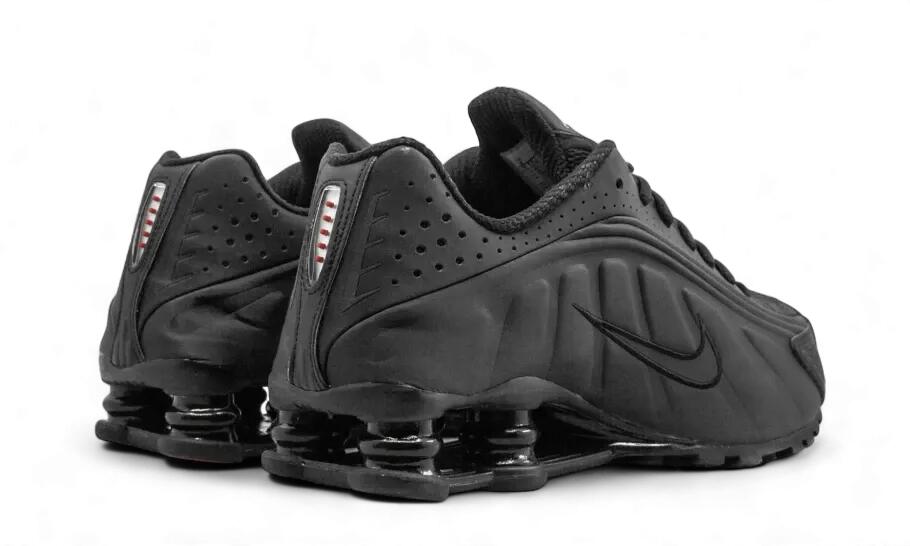Zapatillas - Running - Hombre - Amortiguación Shox, Soporte - Shox R4 - Negro 3/4