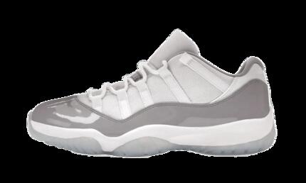Chaussures - basket - basses - air jordan 11 - blanc/gris