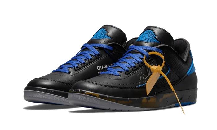 Air Jordan 2 Retro Low SP Off-White Black Blue - Taille : 38 EU 2/5