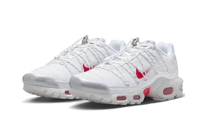 Air Max Plus Utility White Silver Red - Taille : 44 EU 2/3