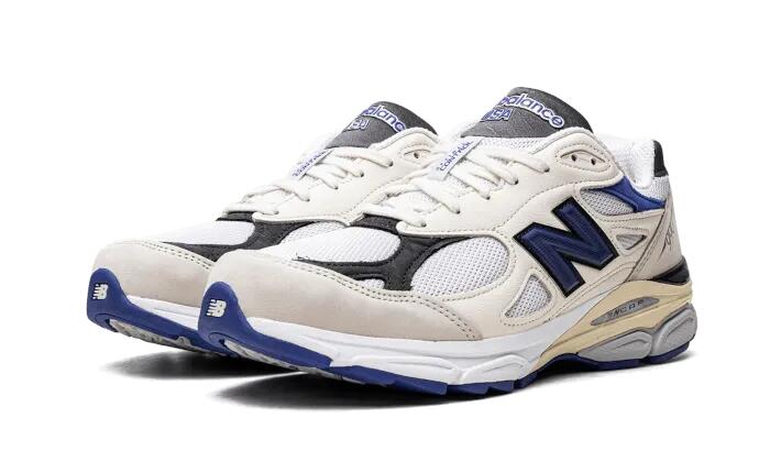 990V3 - Made In USA Cream Blue - Taille : 45 EU 2/4