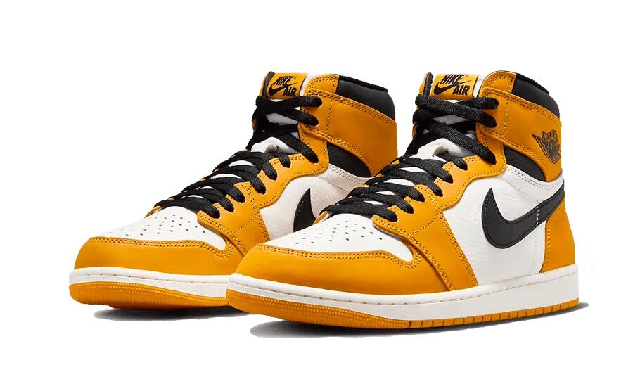 Damen - lifestyle - schuhe - jordan 1 og - yellow ochre/black 2/3