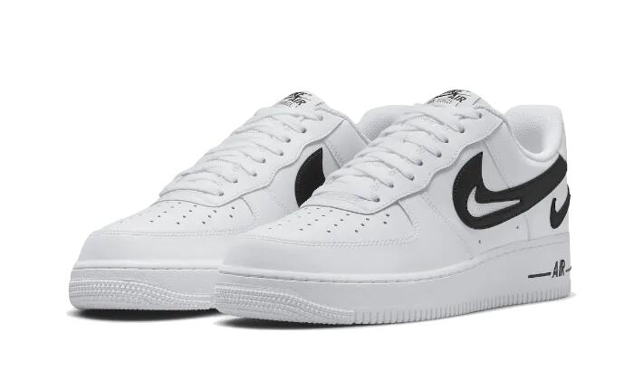 Air Force 1 Low '07 FM Cut Out Swoosh White Black - Taille : 40 EU 2/3