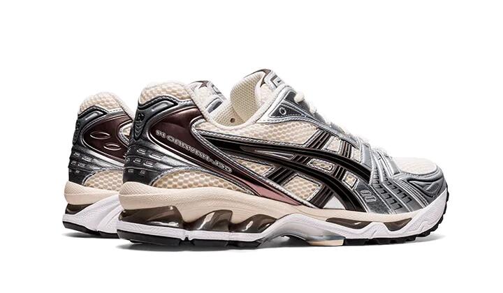 Schoenen - hardlopen - heren - gel-kayano 14 - cream/black 3/4