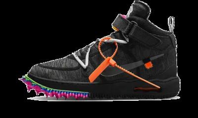 Schoenen - basketbal - heren - air force 1 mid off-white - clear white
