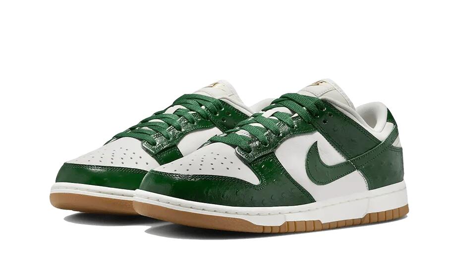 Scarpe - dunk low lx - basse pelle faux-ostrich - gorge green 2/5