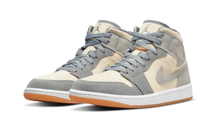 Air Jordan 1 Mid Coconut Milk Particle Grey - Taille : 40 EU 2/3