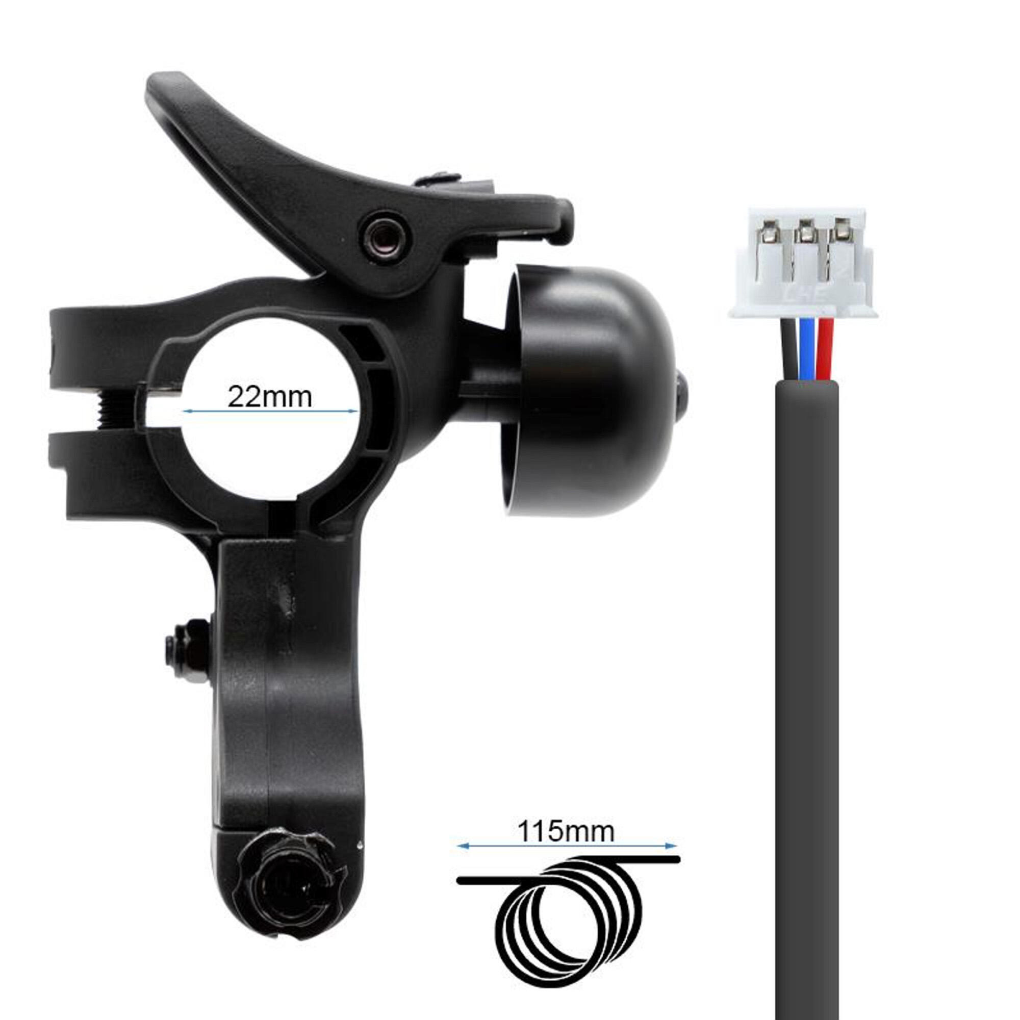Maneta de freno L con timbre Ninebot E2/E2 Plus [Ninebot] - Conector JST ZH 3/3
