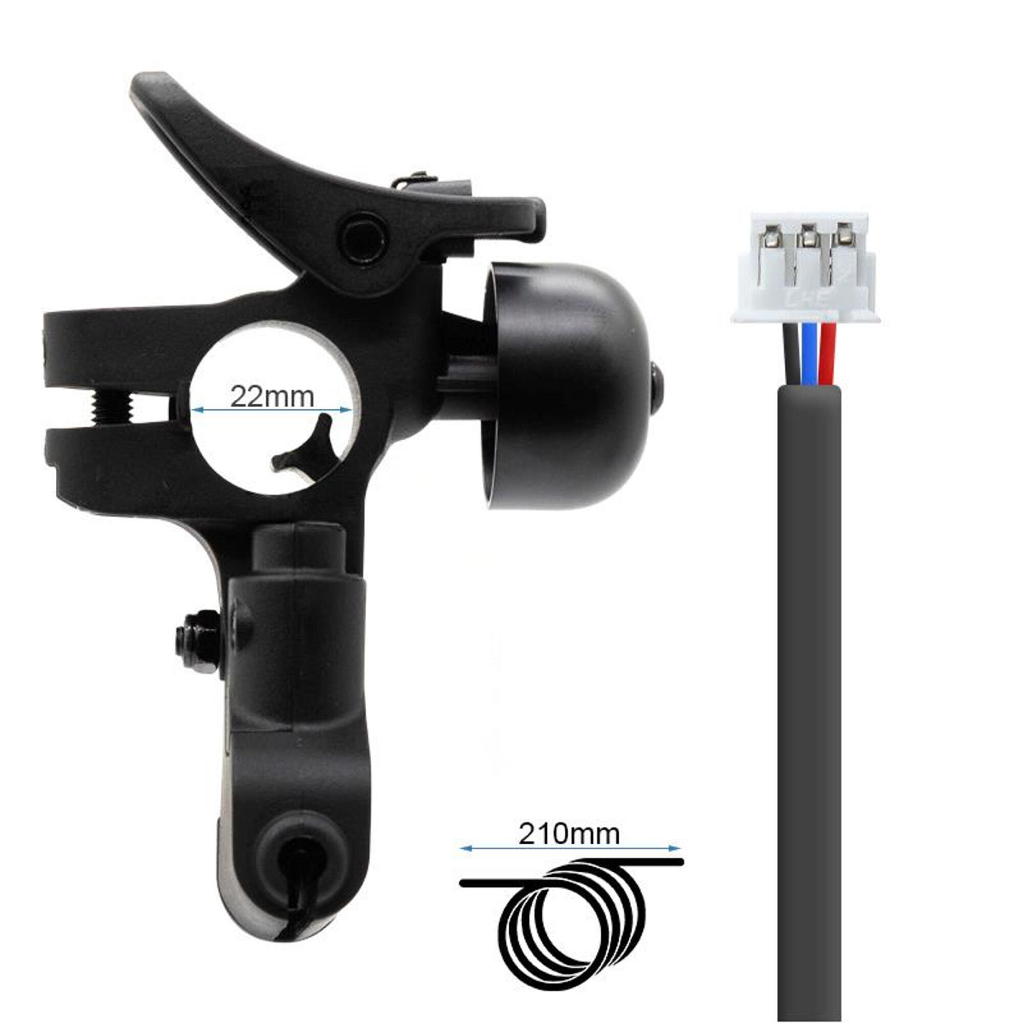 Maneta de freno L con timbre Ninebot F2/F2 Pro Plus [Ninebot] - Conector JST ZH 2/3
