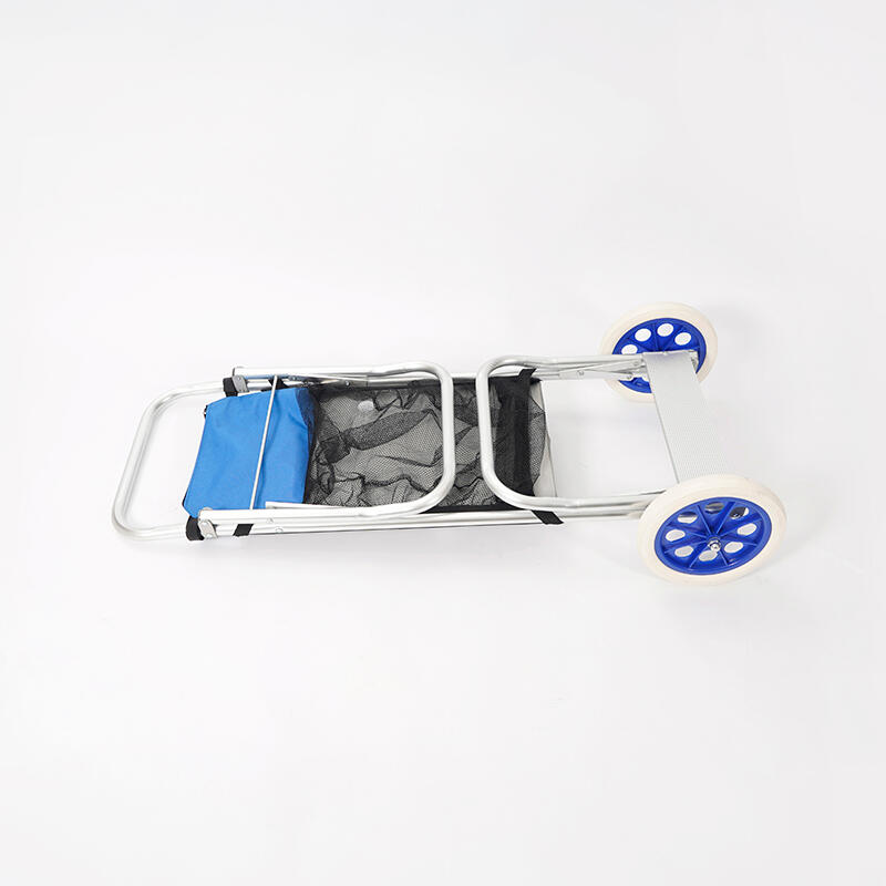 DEVESSPORT Carro de Playa Multifuncion Convertible en Mesa Plegable 7/8