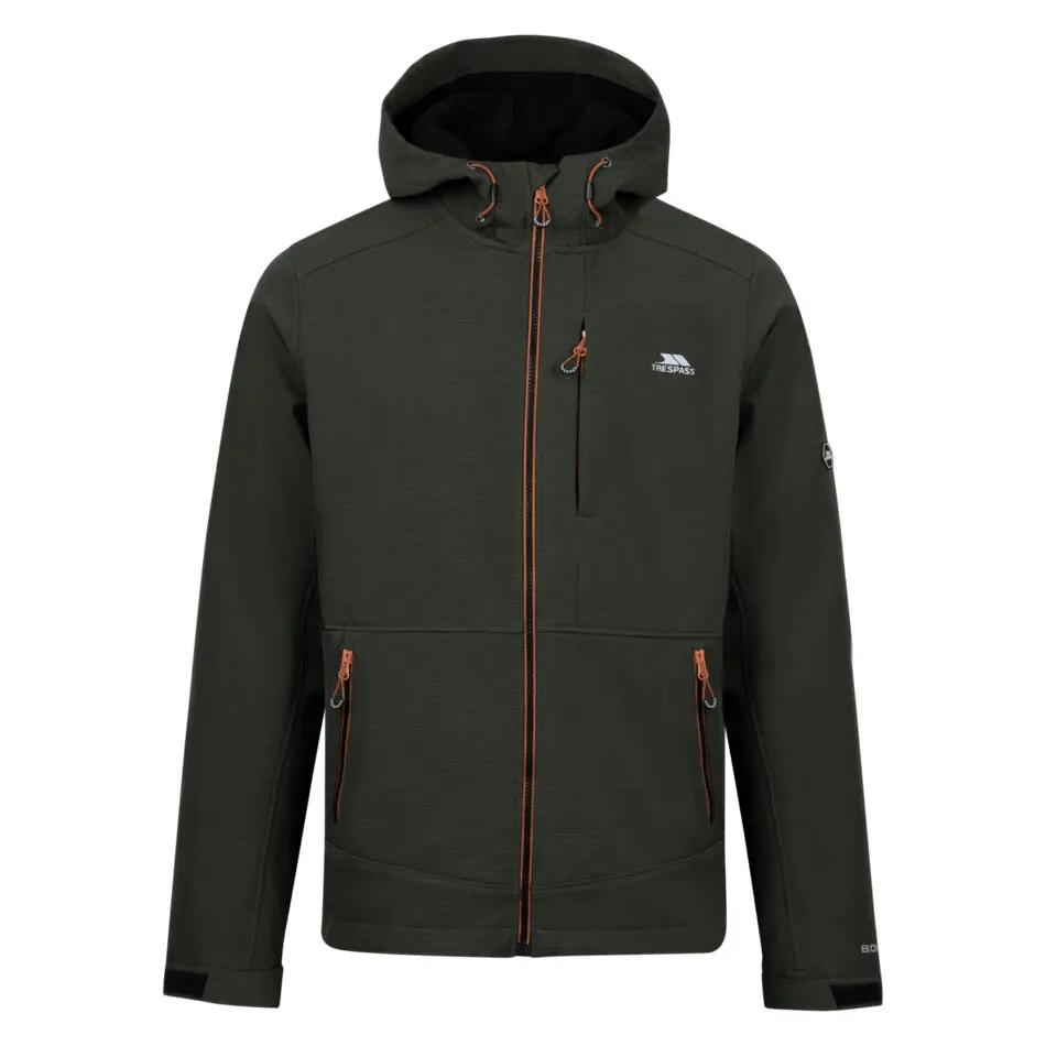 2058 Dante Foghail Softshell Jacket - Dark Vine, Men's Hooded Zip
