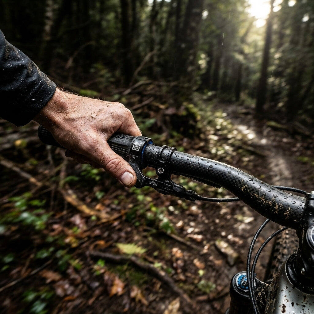 Punhos de bicicleta 2 posições garfo + amortecedor b1 Rockshox Twistlock Ult. Fu 2/3