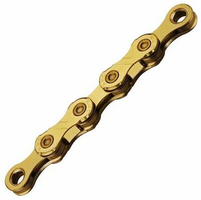 Kmc x12 ti-n gouden 12-speed ketting 126 schakels
