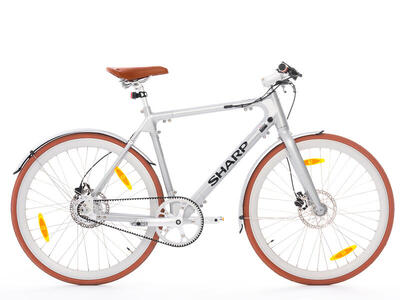 Heren ebike 7ah 1sp zilver milano