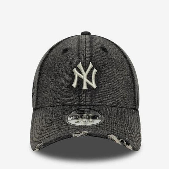 Cap New Era 940 Acid Wash Denim Black