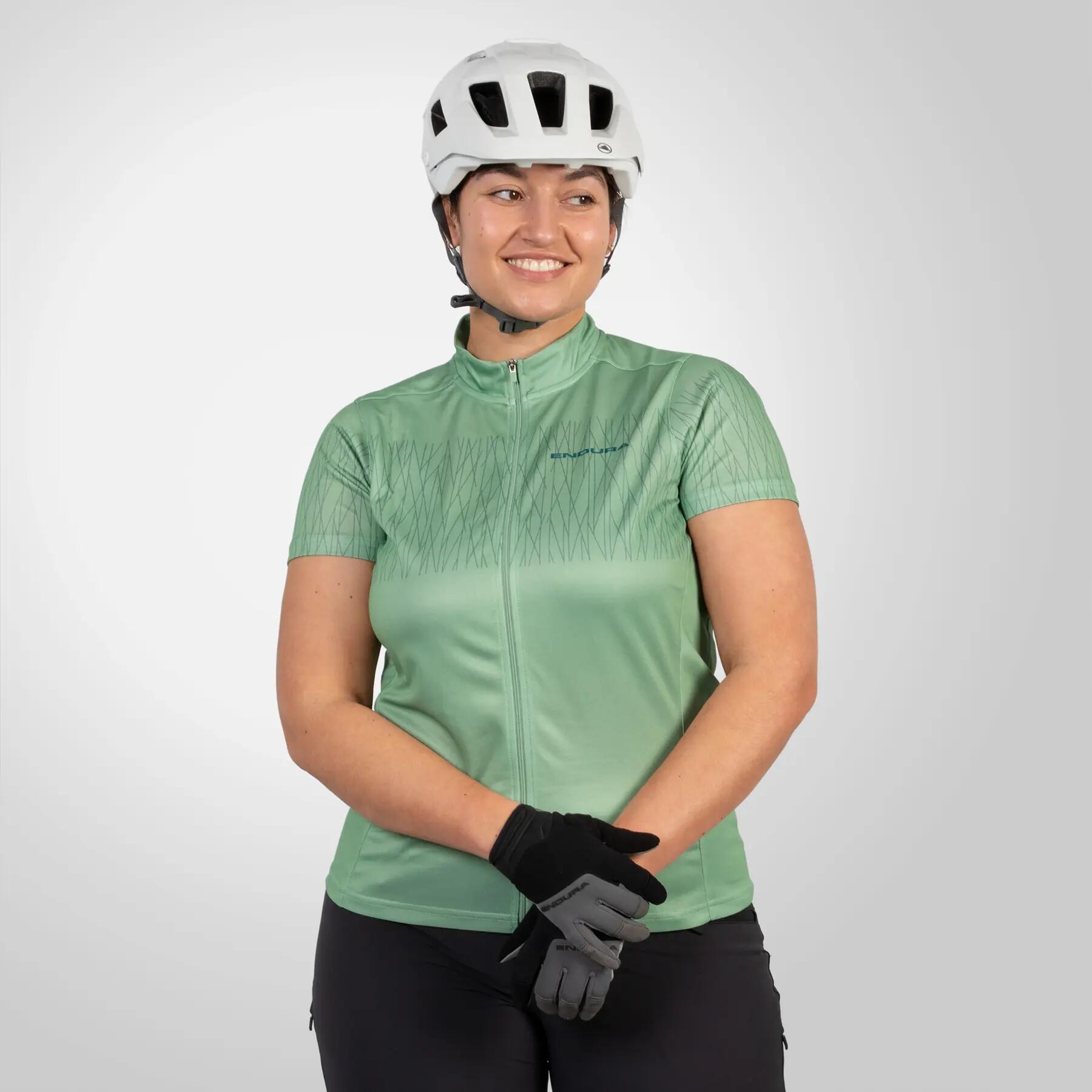 Maillot Manches Courtes Hummvee Ray Femme Vert 3/5
