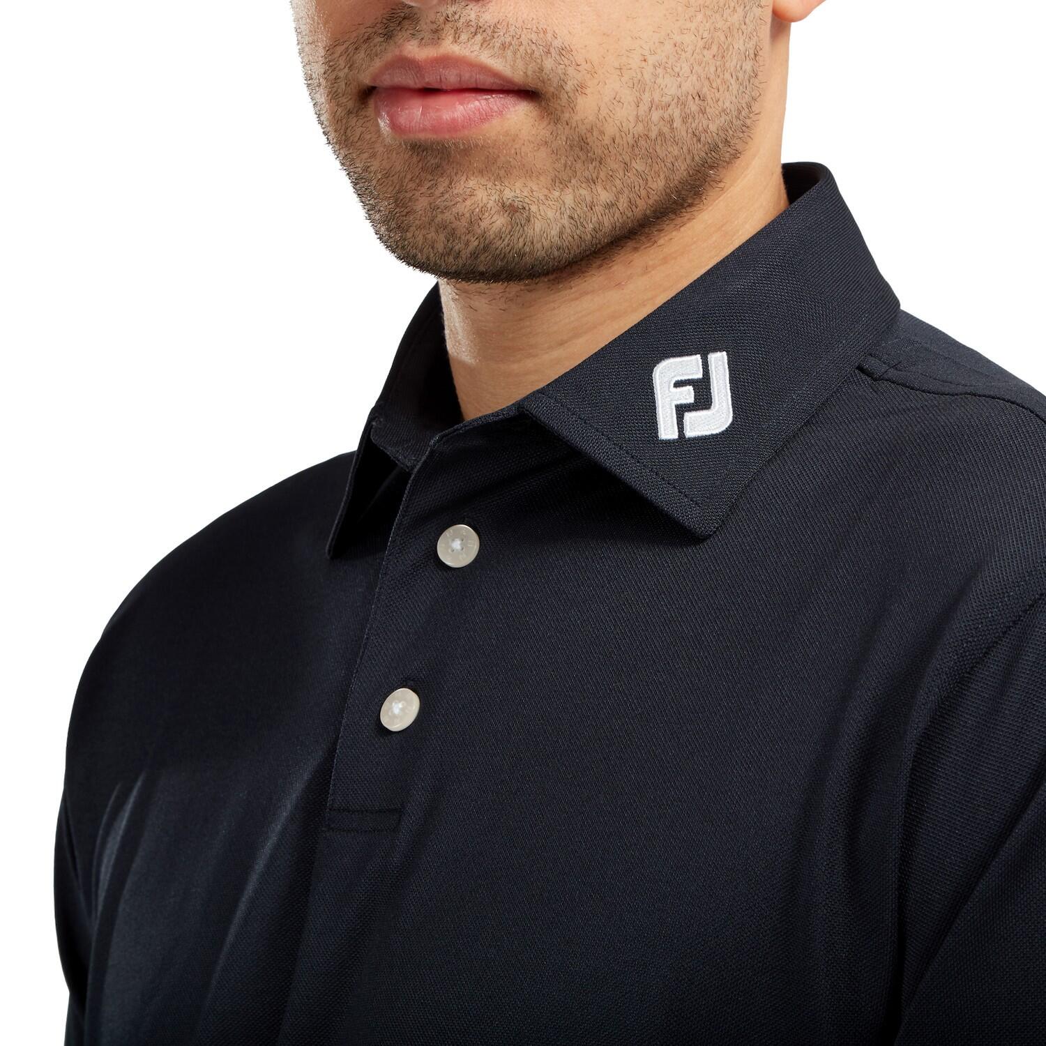 FOOTJOY Polo De Golf  Stretch Pique  Shirt Navy Bleu 3/5