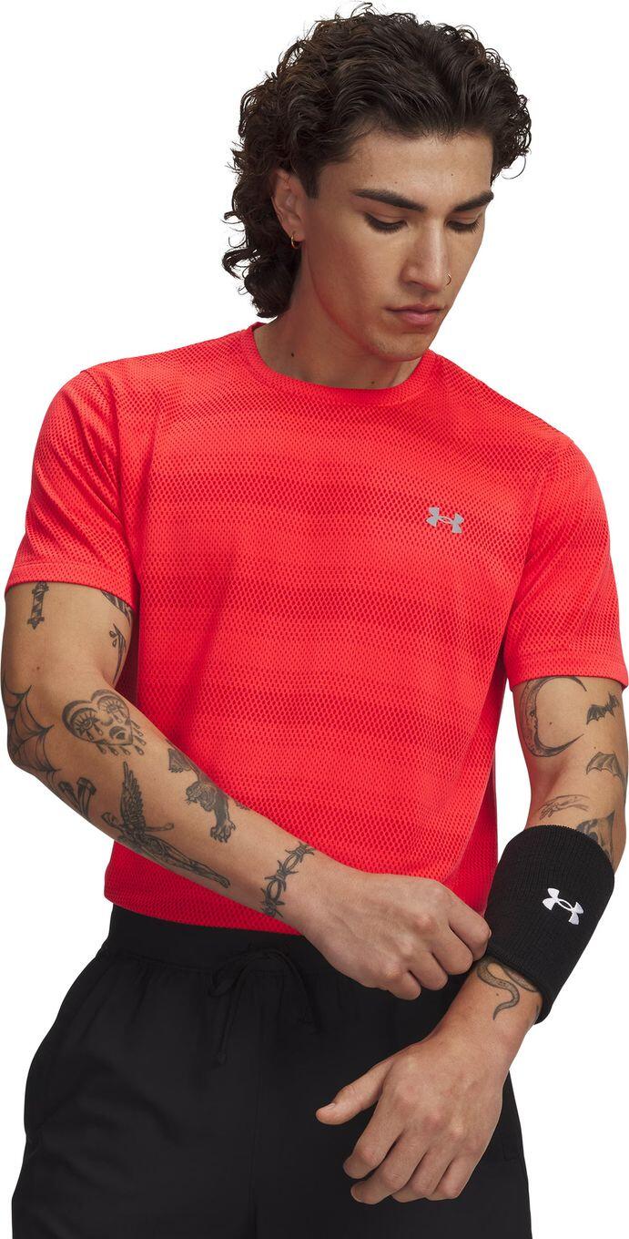 T-Shirt Running Under Armour Velociti Rouge Homme 1/3