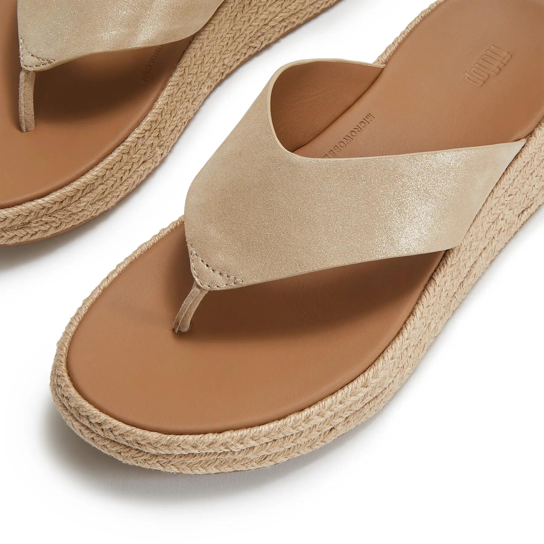 Sandales compensées femme FitFlop F-Mode Toe-Post 3/7